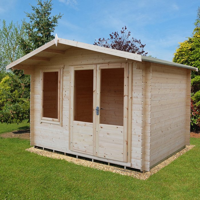 The Range | Shire Shire Berryfield Log Cabin - 11ft x 10ft Shire Shire Berryfield Log Cabin - 11ft x 10ft