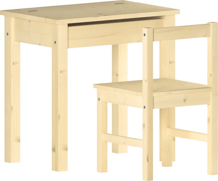 The Range | Aries Desk and Chair - Pine Aries Desk and Chair - Pine
