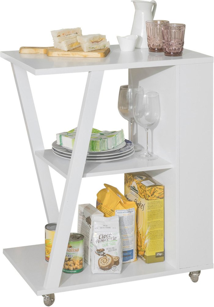 The Range | SoBuy SoBuy Kitchen Serving Trolley Side Table End Table on Wheels - White SoBuy SoBuy Kitchen Serving Trolley Side Table End Table on Wheels - White