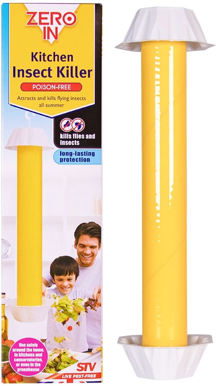 The Range | Zero In Kitchen Fly And Insect Killer Adhesive Unit - Yellow Zero In Kitchen Fly And Insect Killer Adhesive Unit - Yellow