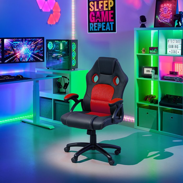 The Range | TECTAKE TecTake Tyson Office Chair - Red TECTAKE TecTake Tyson Office Chair - Red