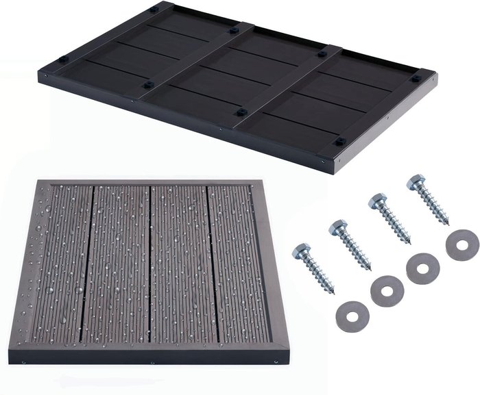 The Range | AREBOS Base Element for Solar Shower and Pool Ladder - Anthracite AREBOS Base Element for Solar Shower and Pool Ladder - Anthracite
