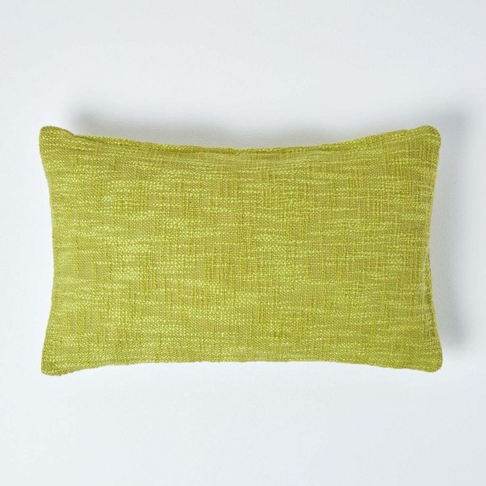 The Range | Homescapes Homescapes Nirvana Cotton Cushion Cover - Green / 50cm Homescapes Homescapes Nirvana Cotton Cushion Cover - Green / 50cm