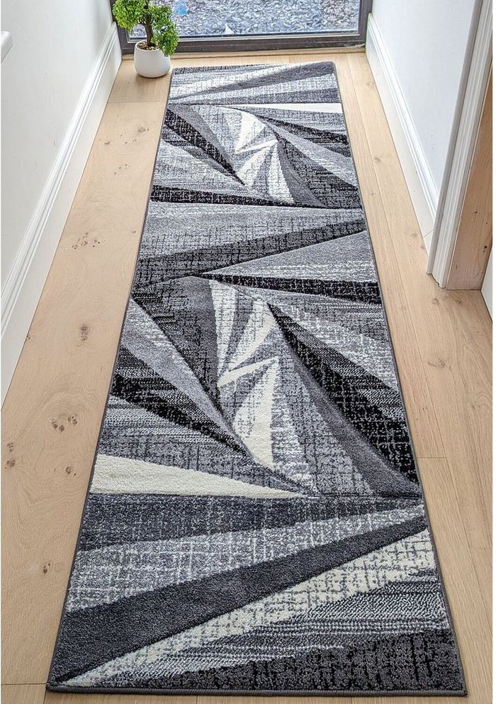 The Range | The Rug Wholesaler Grey Splinter Area Rug - Boston - Grey / 3kg / 230cm The Rug Wholesaler Grey Splinter Area Rug - Boston - Grey / 3kg / 230cm