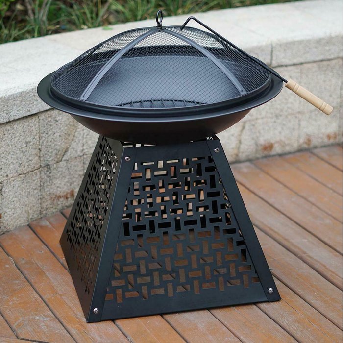 The Range | Gr8 Garden Garden Fire Pit Bowl BBQ Brazier - Black Gr8 Garden Garden Fire Pit Bowl BBQ Brazier - Black
