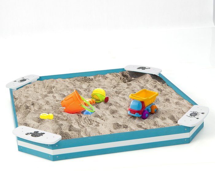 The Range | COSTWAY Costway Outdoor Sandbox - Blue COSTWAY Costway Outdoor Sandbox - Blue