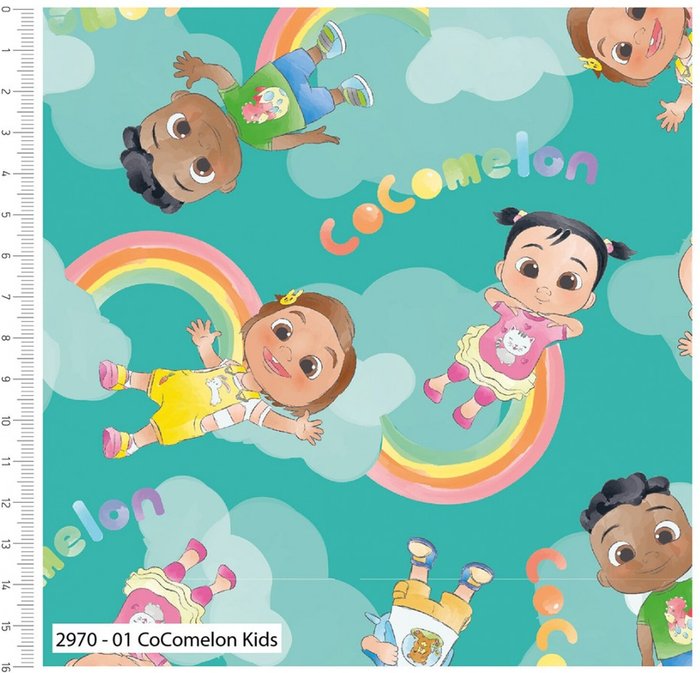 The Range | Craft Cotton Co at Supercrafts Cocomelon Cotton Kids Fabric - Multi Craft Cotton Co at Supercrafts Cocomelon Cotton Kids Fabric - Multi