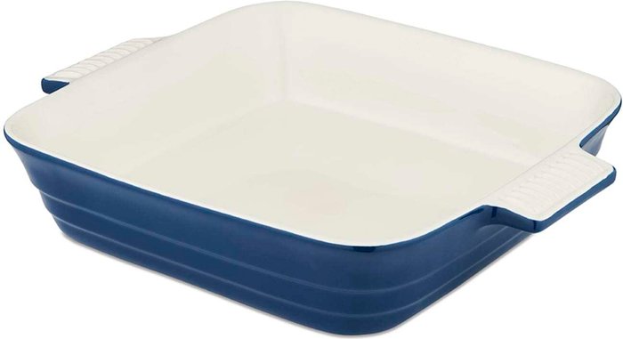 The Range | Barbary & Oak Barbary & Oak 26Cm Ceramic Square Oven Dish - Blue Barbary & Oak Barbary & Oak 26Cm Ceramic Square Oven Dish - Blue