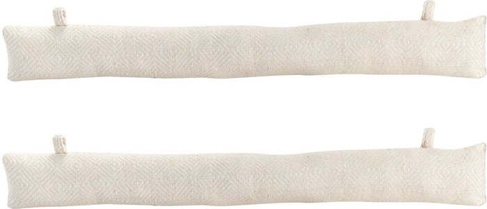 The Range | Nicola Spring 80cm Chevron Draught Excluder Pack of 2 - Natural Nicola Spring 80cm Chevron Draught Excluder Pack of 2 - Natural