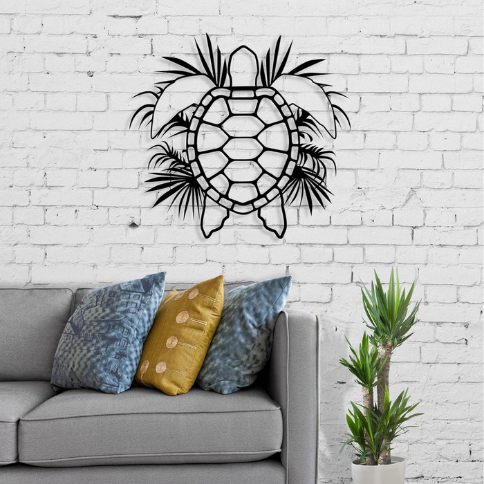 The Range | Decortie Caretta Wall Art Metal Decorative Object - Black - Black Decortie Caretta Wall Art Metal Decorative Object - Black - Black