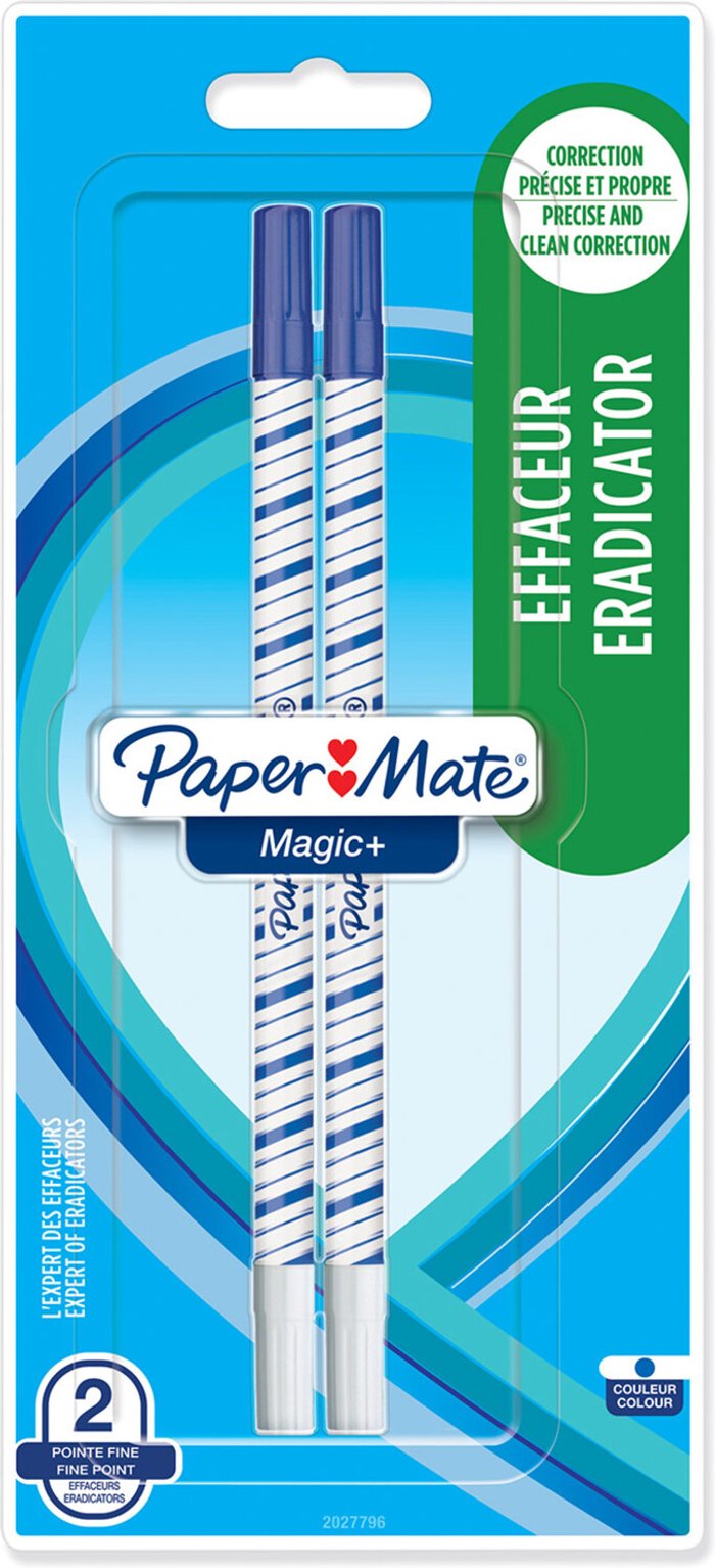 The Range | Papermate Pack of 2 Papermate Mini Eradicator Blue - Blue Papermate Pack of 2 Papermate Mini Eradicator Blue - Blue