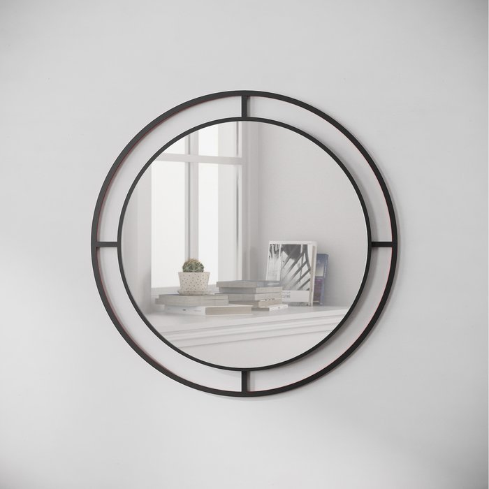 The Range | Decortie Bubble Design Modern Mirror - Black Decortie Bubble Design Modern Mirror - Black