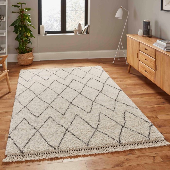 The Range | Dunelm Boho 8280 Rug Cream Dunelm Boho 8280 Rug Cream