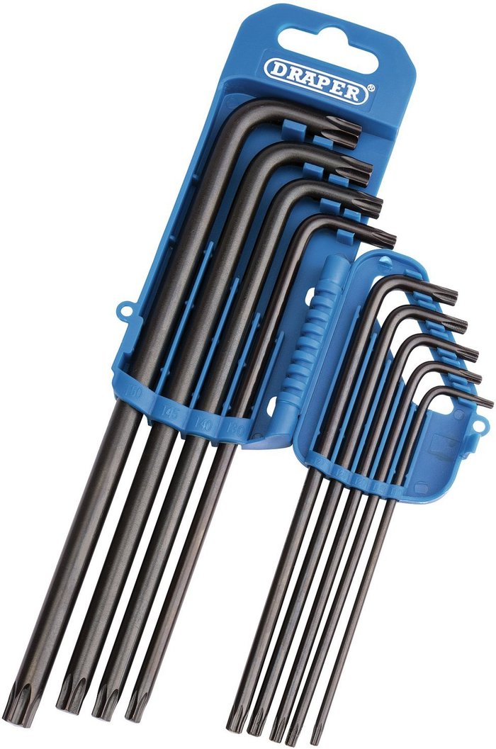 The Range | Draper Draper 9 Piece Extra Long Torx Key Set Draper Draper 9 Piece Extra Long Torx Key Set