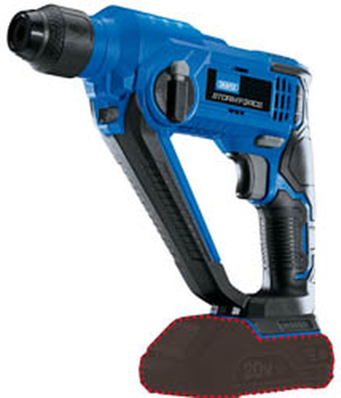 The Range | Draper Draper CSDS20SF Storm Force 20v Cordless SDS Plus Rotary Hammer Drill No Batteries No Charger No Case Draper Draper CSDS20SF Storm Force 20v Cordless SDS Plus Rotary Hammer Drill No Batteries No Charger No Case