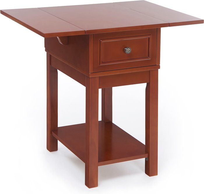 The Range | Greenhurst Kilburn Drop Leaf End Table - Oak Greenhurst Kilburn Drop Leaf End Table - Oak