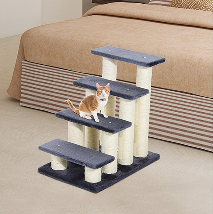 The Range | PawHut PawHut Pet Soft Climbing Stairs - Navy Blue PawHut PawHut Pet Soft Climbing Stairs - Navy Blue