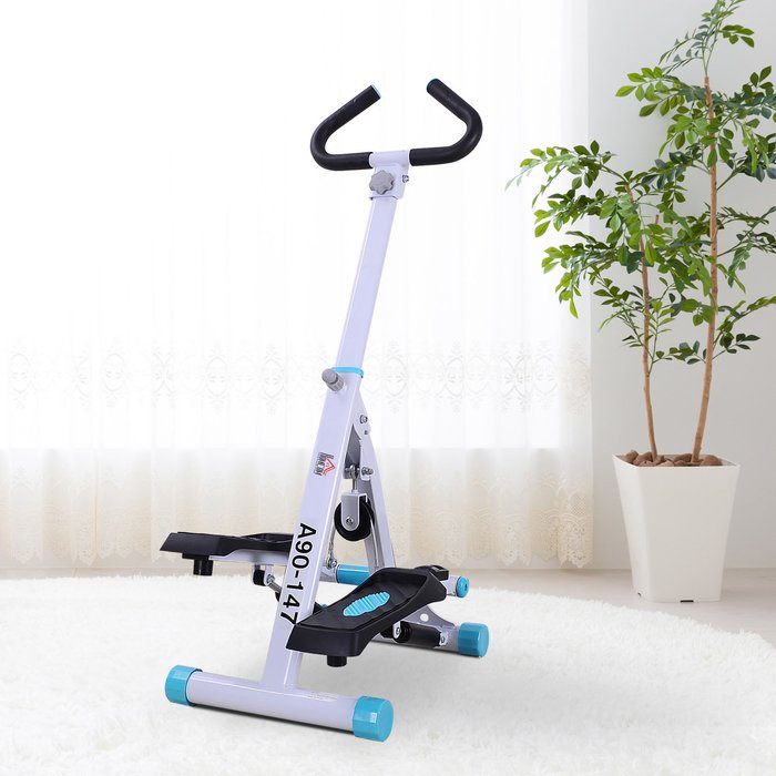 The Range | HOMCOM Stepper Fitness Exercise Machine - White HOMCOM Stepper Fitness Exercise Machine - White