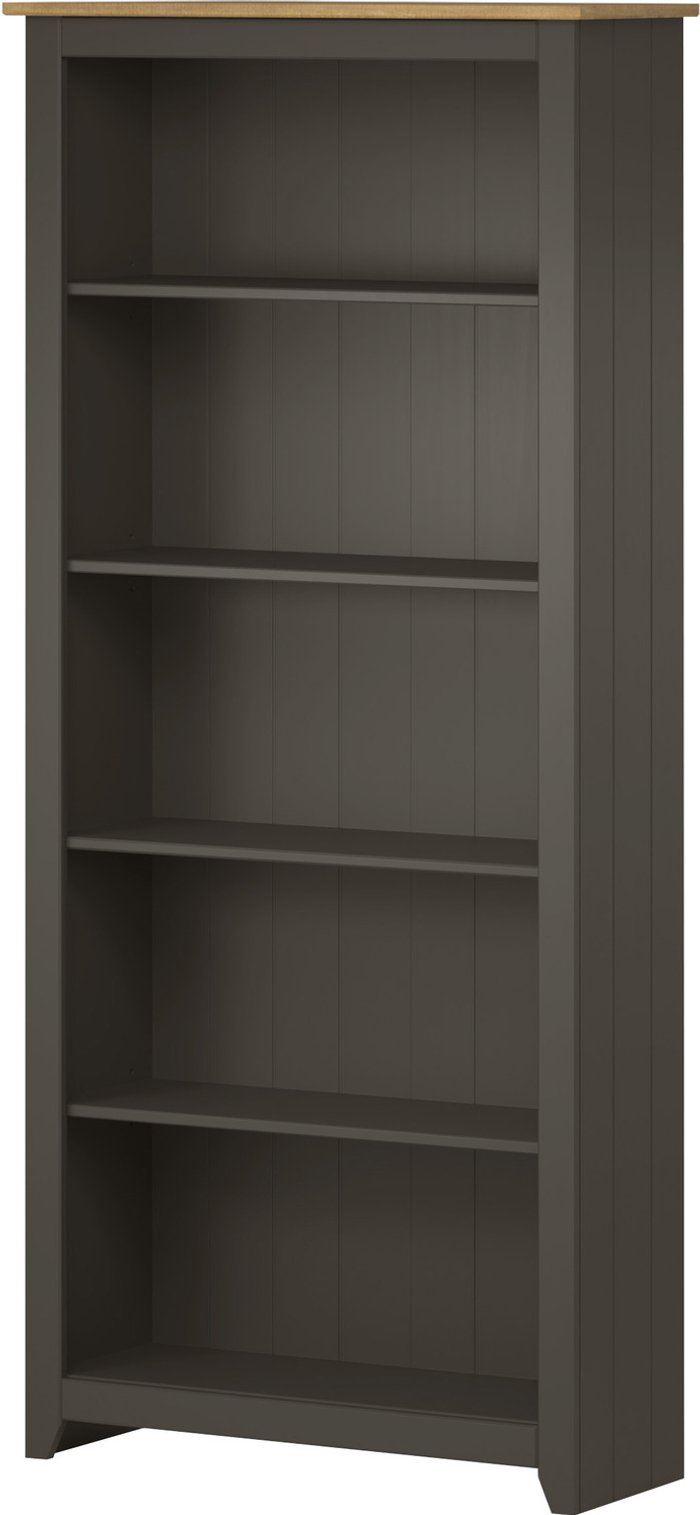 The Range | Core Products Ltd Capri Carbon Tall Bookcase - Carbon Grey Core Products Ltd Capri Carbon Tall Bookcase - Carbon Grey