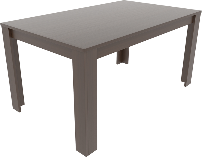 The Range | Lassic Medina Wood Effect Dining Table - Walnut Lassic Medina Wood Effect Dining Table - Walnut