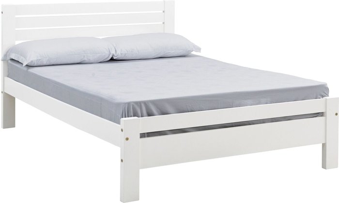 The Range | Seconique Toledo 5' Bed - White Seconique Toledo 5' Bed - White