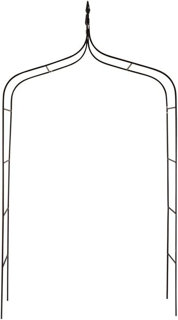 The Range | Garden Mile Garden Arch 2.5m Support for Climbing Plants Supporting Archway - Black Garden Mile Garden Arch 2.5m Support for Climbing Plants Supporting Archway - Black