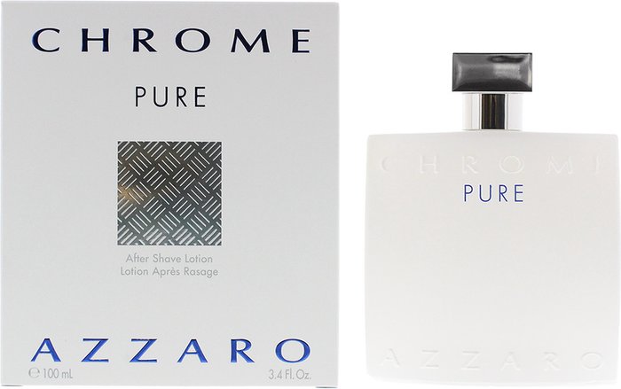 The Range | Azzaro Azzaro Chrome Pure Aftershave Lotion 100ml Splash - White Azzaro Azzaro Chrome Pure Aftershave Lotion 100ml Splash - White