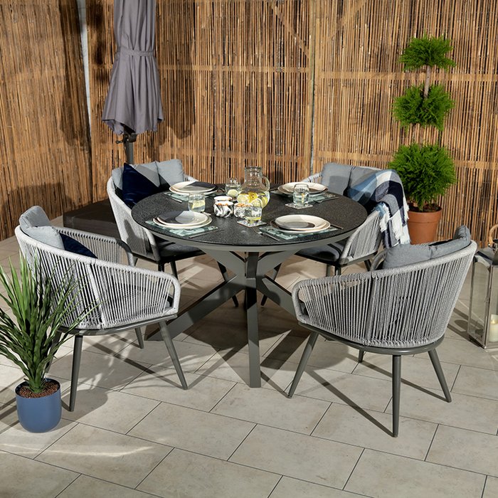 The Range | Royalcraft Royalcraft Aspen 4 Seater Round Dining Set Royalcraft Royalcraft Aspen 4 Seater Round Dining Set