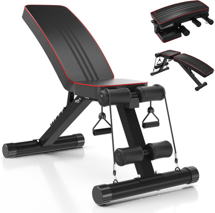 The Range | Yohoo Yohoo Foldable Workout Bench,Adjustable Backrest - Black Yohoo Yohoo Foldable Workout Bench,Adjustable Backrest - Black