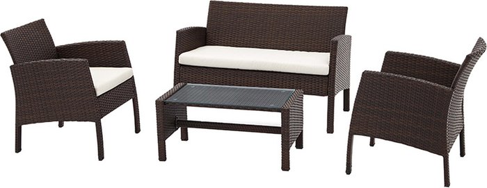 The Range | Royalcraft Royalcraft Nevada Conversation Set - Brown Royalcraft Royalcraft Nevada Conversation Set - Brown