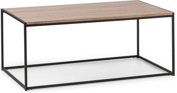 The Range | Julian Bowen Tribeca Coffee Table Black/Natural Julian Bowen Tribeca Coffee Table Black/Natural