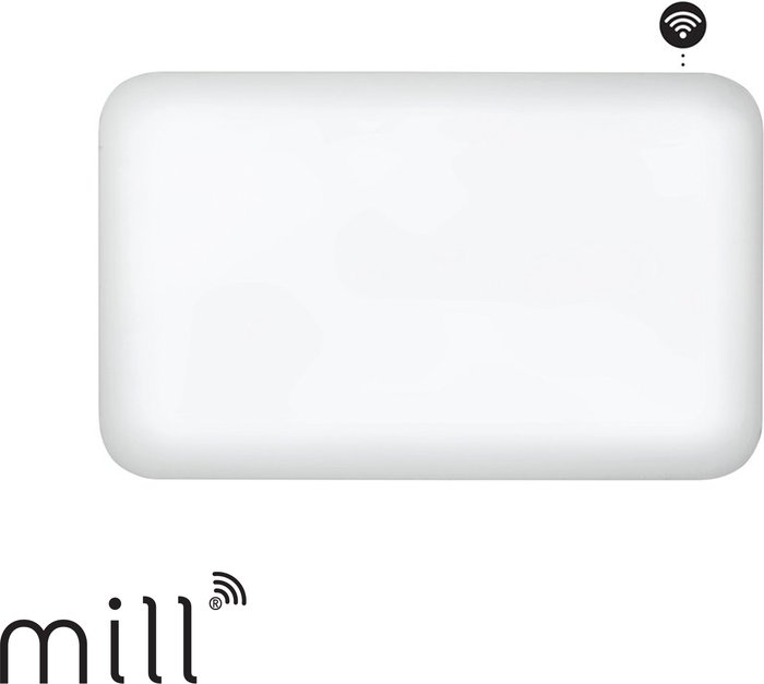 The Range | Mill Heat Mill Heat Steel Front WiFi Panel Heater - White / 600W Mill Heat Mill Heat Steel Front WiFi Panel Heater - White / 600W