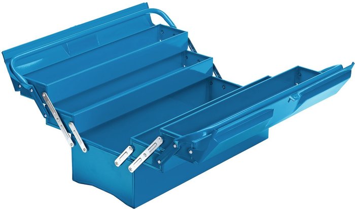 The Range | Draper Draper 500mm Extra Long Four Tray Cantilever Tool Box Draper Draper 500mm Extra Long Four Tray Cantilever Tool Box