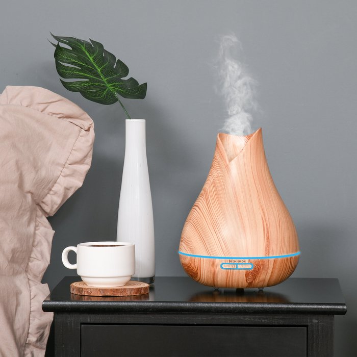 The Range | HOMCOM USB Aroma Diffuser and Water Humidifier - Nature HOMCOM USB Aroma Diffuser and Water Humidifier - Nature
