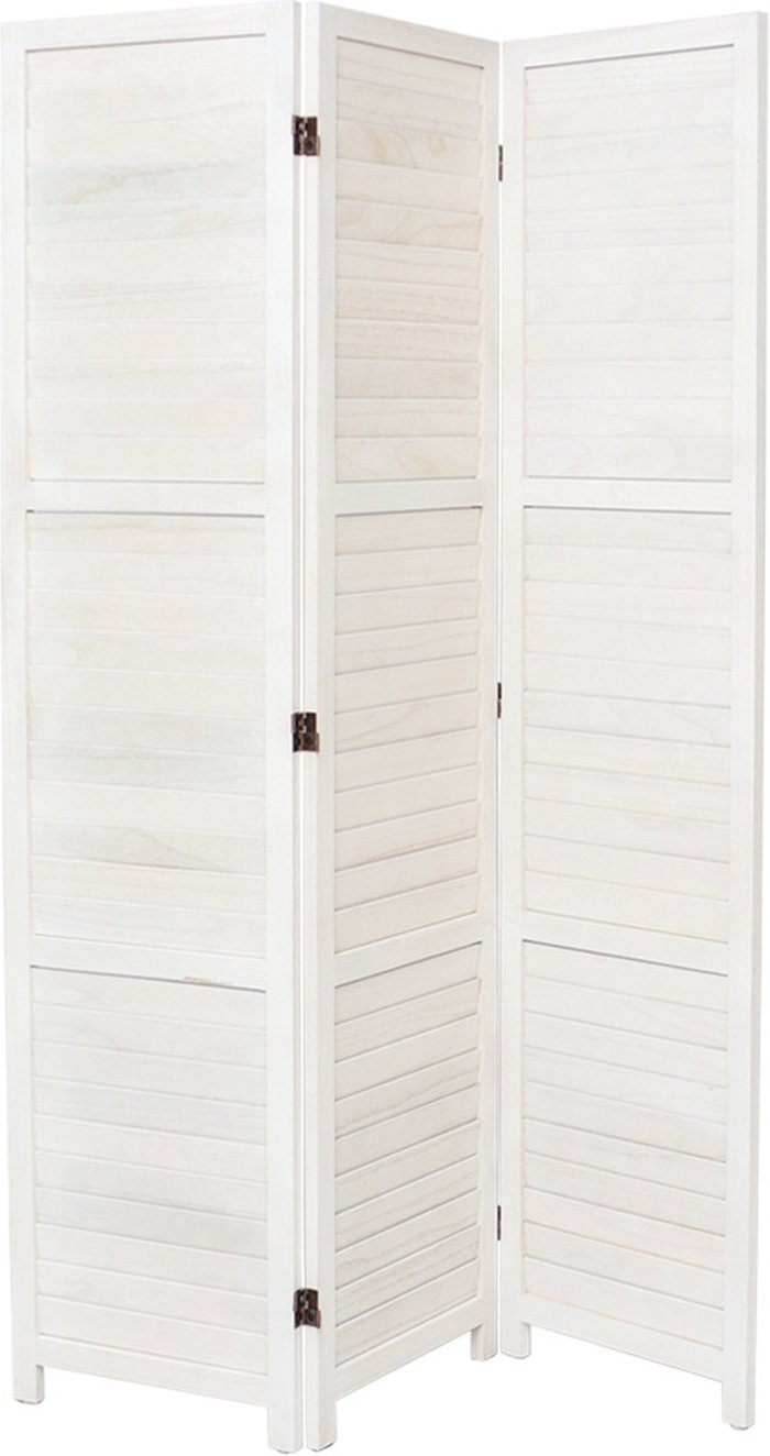 The Range | Livingandhome Solid Wood Room Divider - White / 120cm / 5kg Livingandhome Solid Wood Room Divider - White / 120cm / 5kg