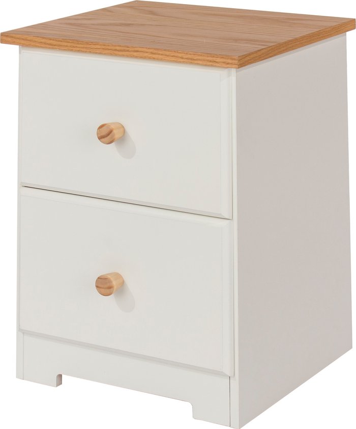 The Range | Core Products Ltd Colorado 2 drawer petite bedside - Soft white Core Products Ltd Colorado 2 drawer petite bedside - Soft white