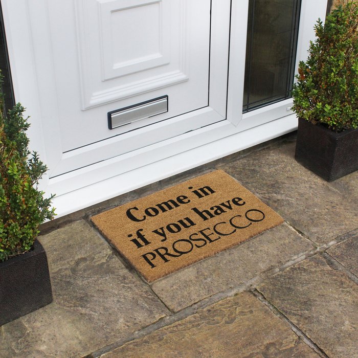 The Range | JVL JVL Eco-friendly Latex Backed Coir Door Mat, Prosecco JVL JVL Eco-friendly Latex Backed Coir Door Mat, Prosecco