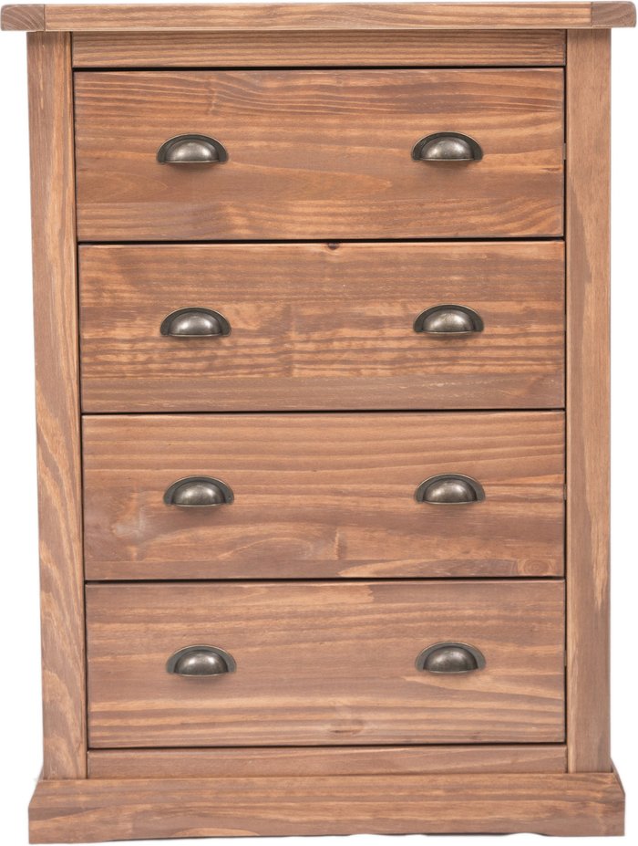 The Range | Cabinet Bits Tirolo 4 Drawer Petite Chest - Brown / Cup Cabinet Bits Tirolo 4 Drawer Petite Chest - Brown / Cup