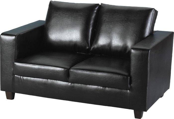 The Range | Seconique Tempo Two Seater Sofa - Black Seconique Tempo Two Seater Sofa - Black
