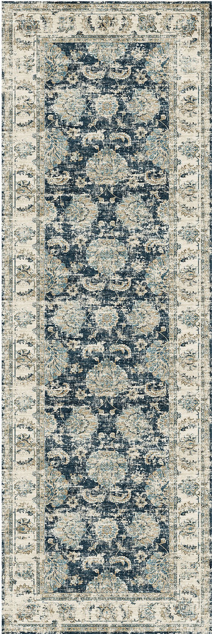 The Range | Washarug Washarug Perla Runner Blue 180 X 60Cm Washarug Washarug Perla Runner Blue 180 X 60Cm