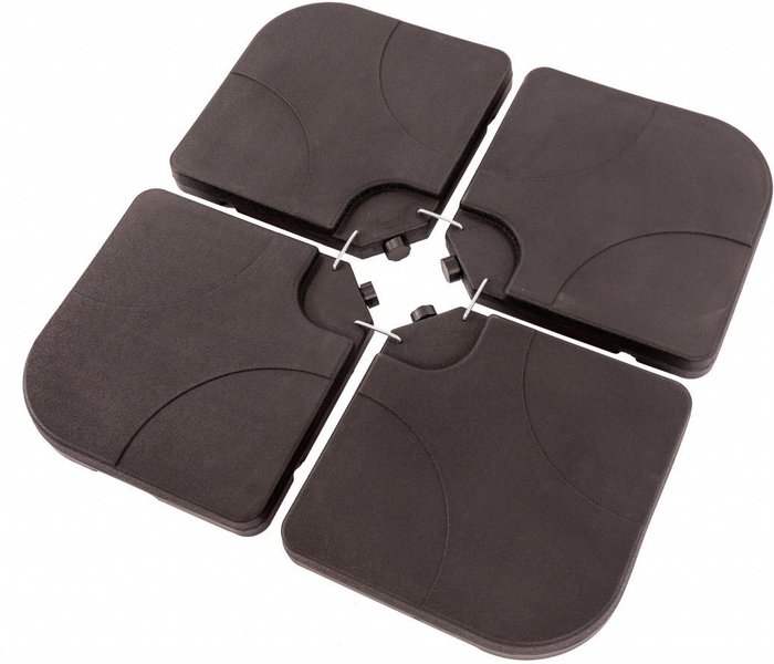 The Range | Oypla Set of 4 Plastic Cantilever Banana Parasol Umbrella Base Stand Support Weights Oypla Set of 4 Plastic Cantilever Banana Parasol Umbrella Base Stand Support Weights