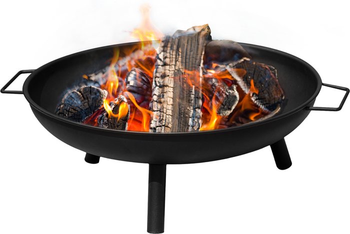 The Range | Livivo Iron Fire Pit Bowl - Black Livivo Iron Fire Pit Bowl - Black