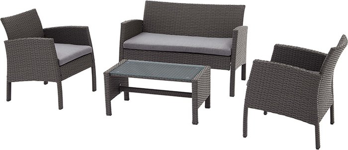 The Range | Royalcraft Royalcraft Nevada Conversation Set - Grey Royalcraft Royalcraft Nevada Conversation Set - Grey
