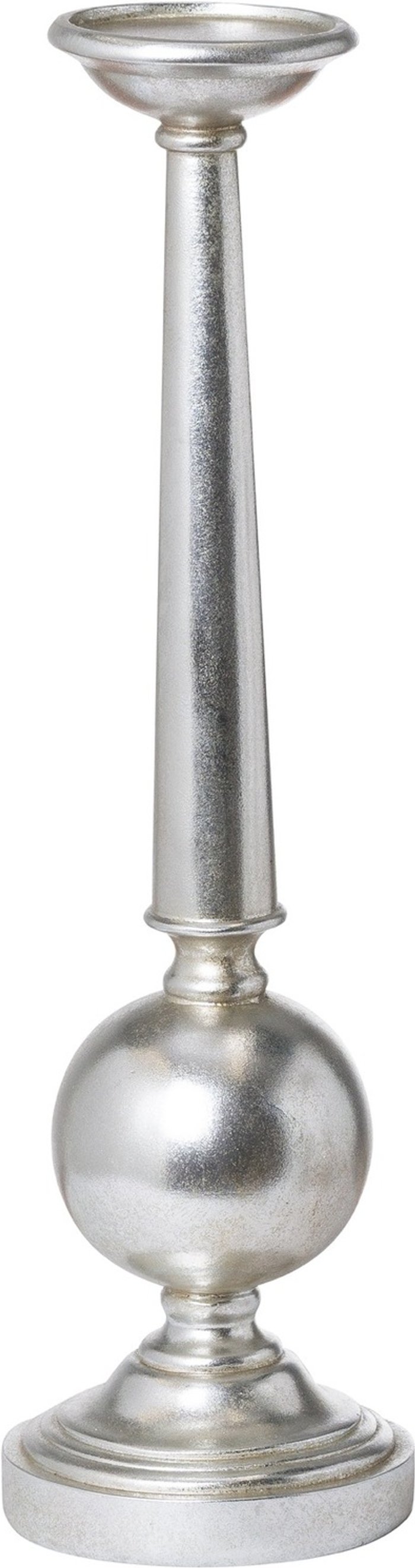 The Range | Hill Antique Silver Large Column Candle Stand Hill Antique Silver Large Column Candle Stand