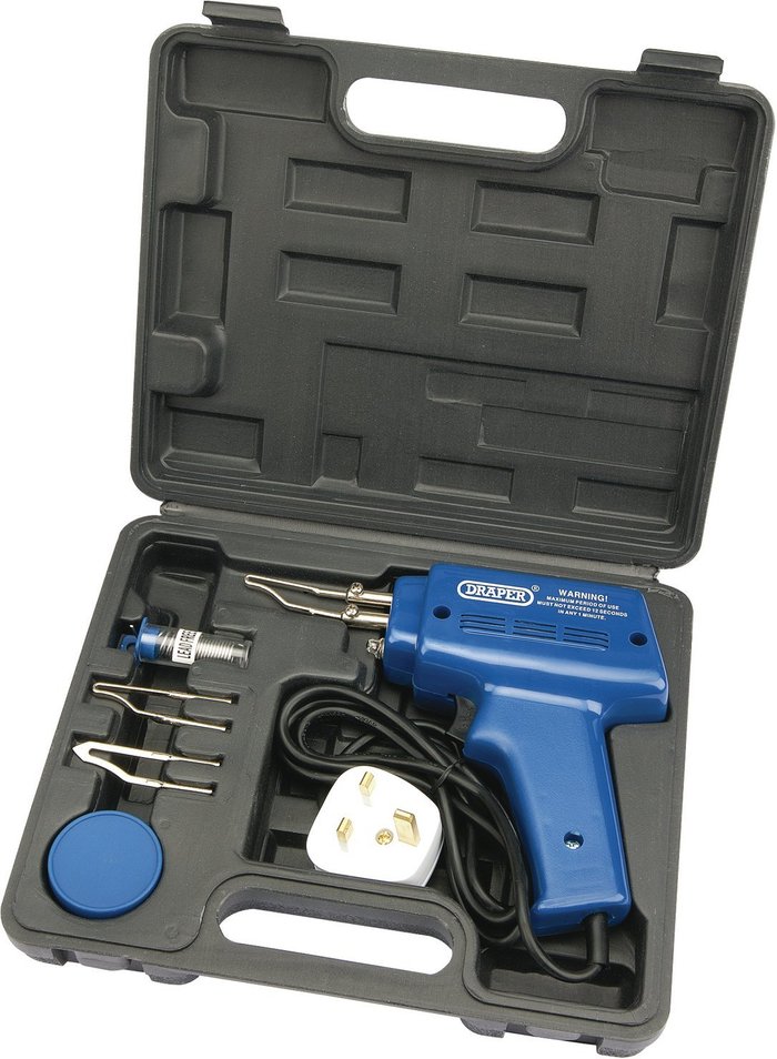 The Range | Draper Draper Soldering Gun Kit 100w 240v 100 Watts Draper Draper Soldering Gun Kit 100w 240v 100 Watts
