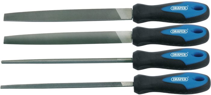 The Range | Draper Draper 4 Piece Soft Grip Engineers File Set Draper Draper 4 Piece Soft Grip Engineers File Set