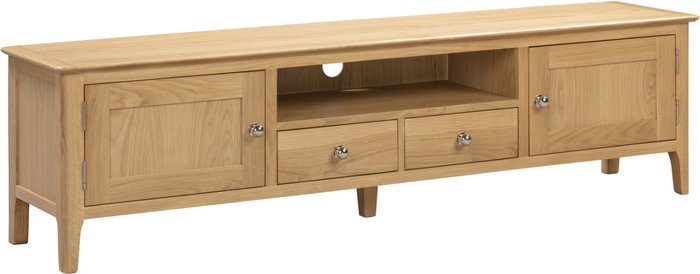 The Range | Dunelm Cotswold Widescreen TV Unit Brown Dunelm Cotswold Widescreen TV Unit Brown