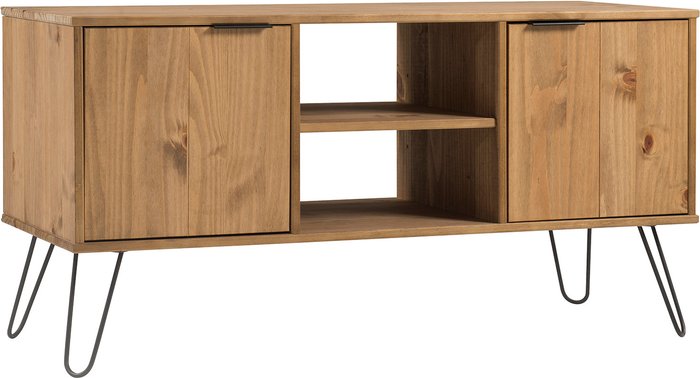 The Range | Core Products Augusta 2 Door Flat Screen TV Unit - Antique waxed pine Core Products Augusta 2 Door Flat Screen TV Unit - Antique waxed pine