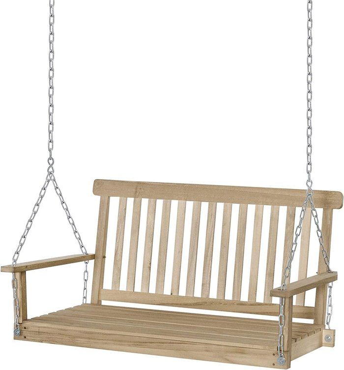The Range | Outsunny 2 seat Hanging Swing Chair - Wood Outsunny 2 seat Hanging Swing Chair - Wood