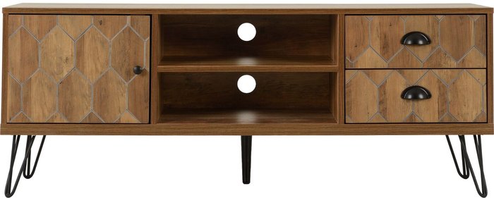 The Range | Ottawa Ottawa One Door Two Drawer TV Unit - Oak Effect Ottawa Ottawa One Door Two Drawer TV Unit - Oak Effect